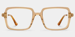 Asher Brown Rectangle Glasses