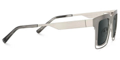 Evan Rectangle Silver Glasses