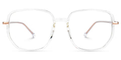 Joana Geometric Clear Glasses