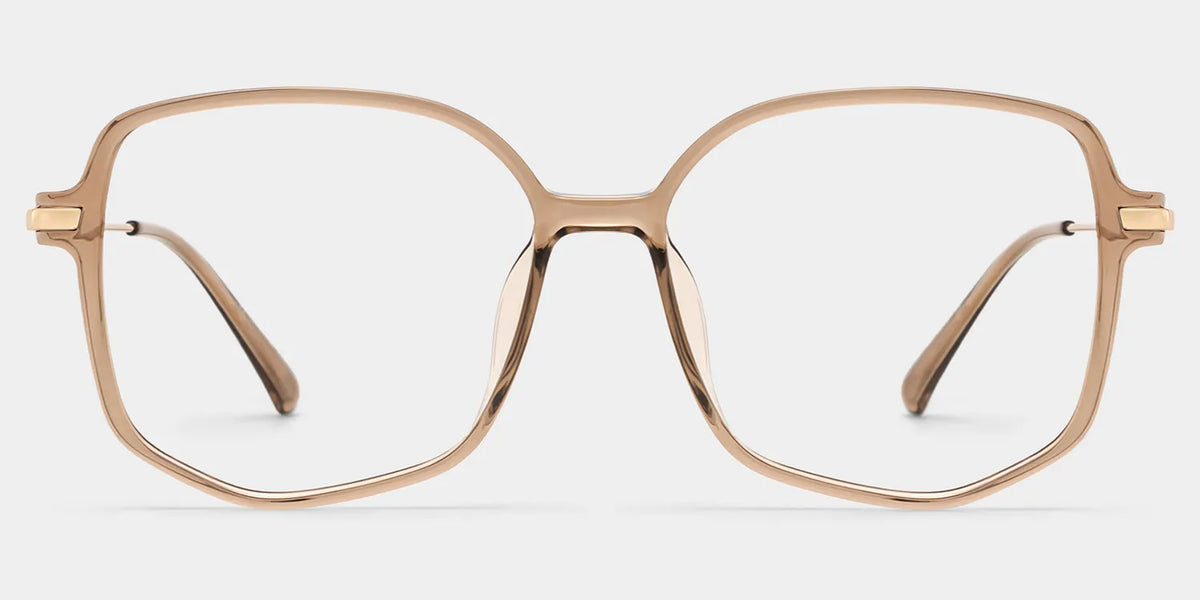 Payton Geometric Beige Glasses