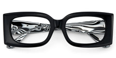 Orduno Rectangle Black Glasses
