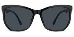 Libby Geometric Black Glasses