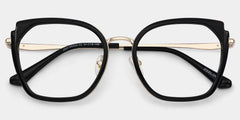 Murcia Square Black Glasses