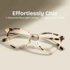 Caden Round Tortoise Glasses