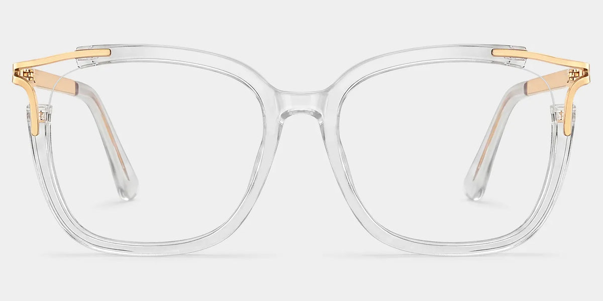 Sidibe Square Clear Glasses