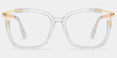 Sidibe Square Clear Glasses