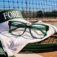 Blake Green Square Glasses