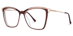 Krystle Square Red Glasses