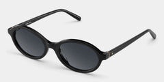 Everly Oval Black Glasses