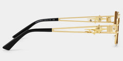 Eric Aviator Gold Glasses