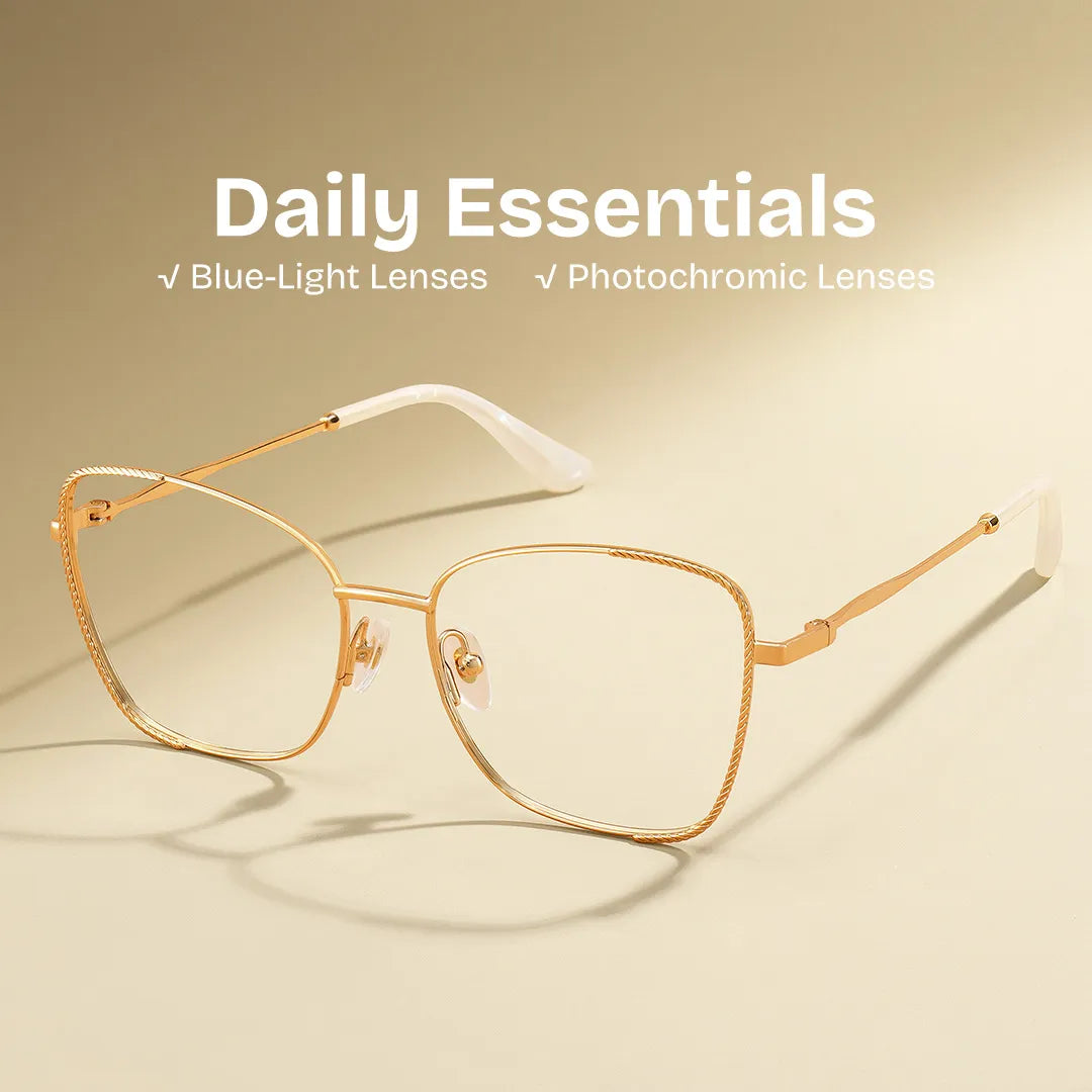 Kai Butterfly Gold Glasses