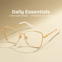 Kai Butterfly Gold Glasses