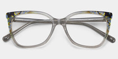 Jolie Gray Butterfly Glasses