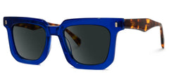 Coville Square Blue Glasses