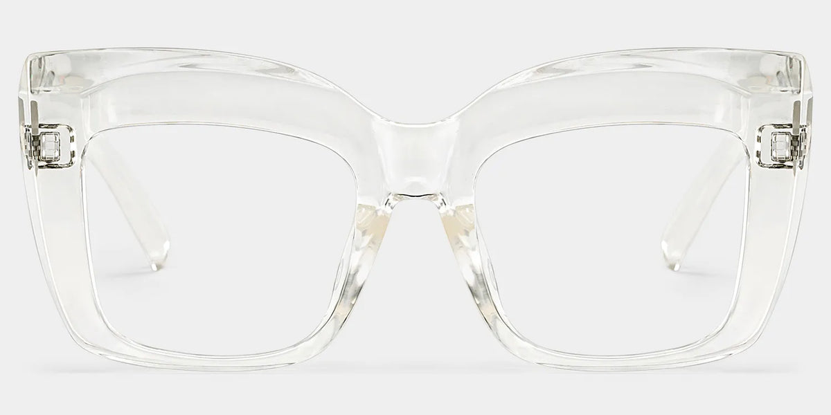 Alberta Cat Eye Clear Glasses