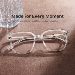 Donnalyn Square Clear Glasses