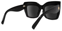 Alberta Cat Eye Black Sunglasses