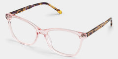 Marigold Rectangle Pink Tortoise Glasses
