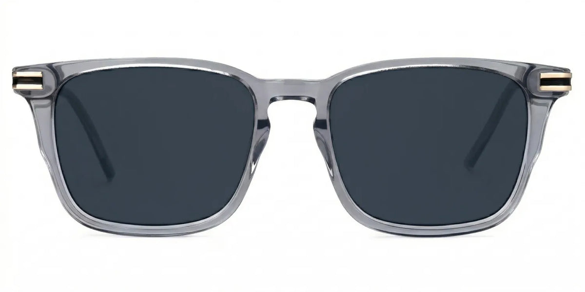 Kornelia Square Gray Glasses
