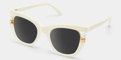 Pearl Cateye White Glasses