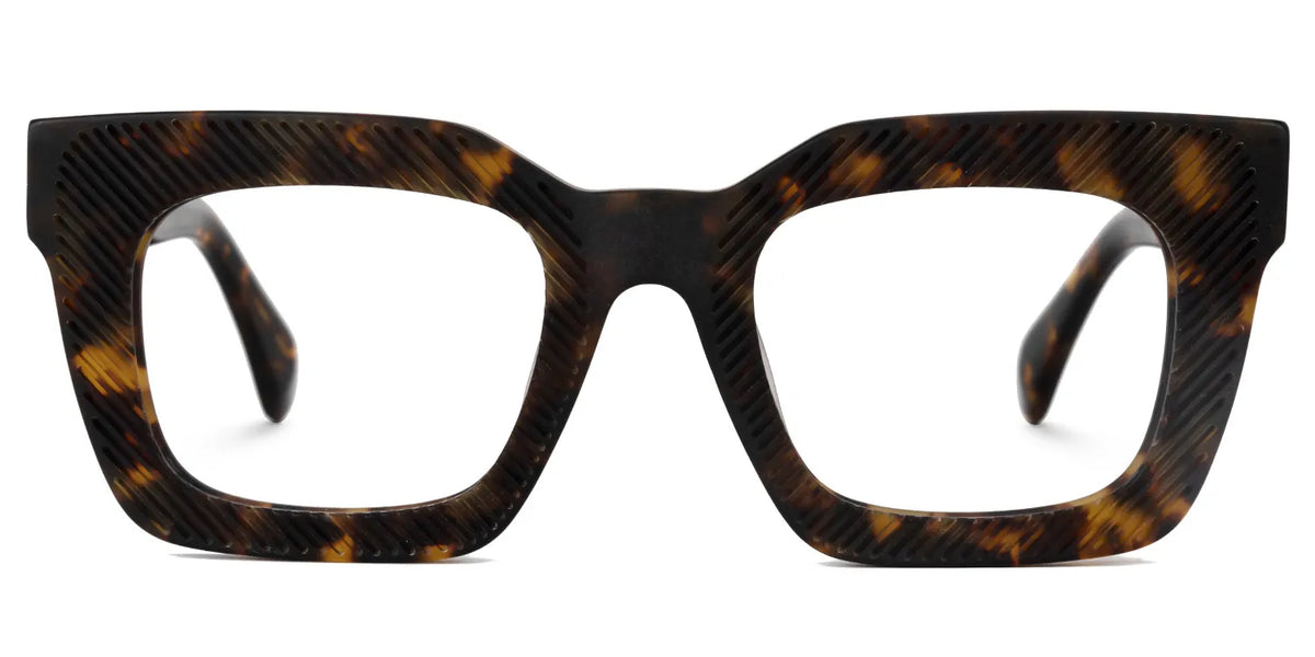Keisa Square Tortoise Glasses