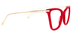 Hilary Butterfly Red Glasses