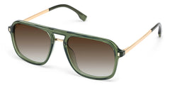 Kilworth Aviator Green Glassess