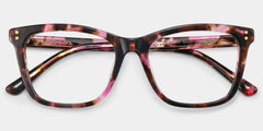 Tyler Pink Tortoise Square Glasses