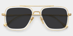 Gifford Aviator Clear Sunglasses