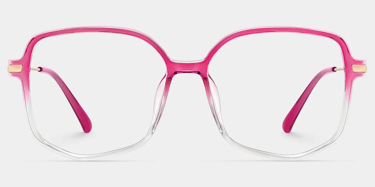 Payton Geometric Bright-Pink Glasses
