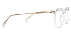 Judsy Round Clear Glasses
