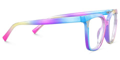 Leo Square Iridescent Glasses
