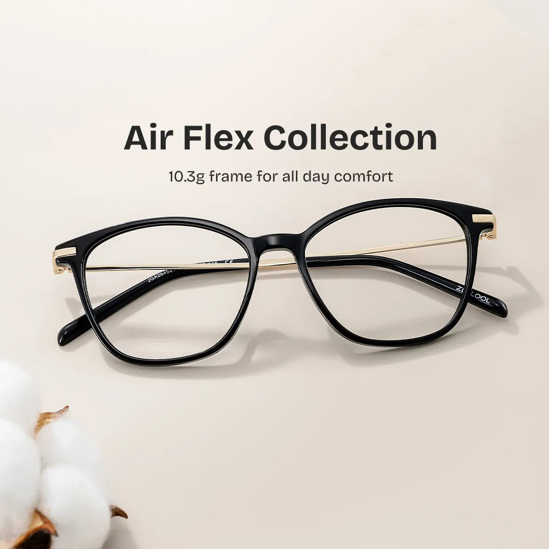 Jessica Cat-eye Black Glasses