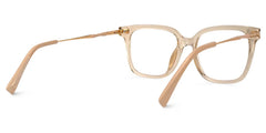 Jacqui Square Beige Glasses