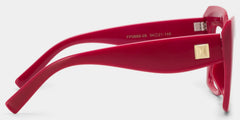 Alberta Cat Eye Red Glasses