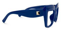 Alberta Cat Eye Blue Glasses
