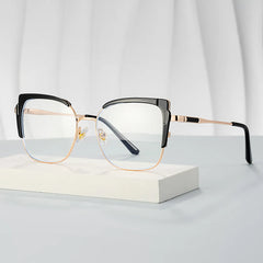 Jesmin Square Black Glasses