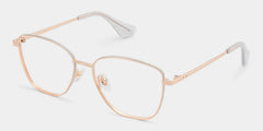 Skyler Square Rose Gold Glasses