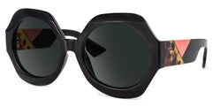 Geoffrey Geometric Black Glasses