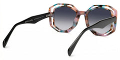 Bobbie Geometric Pink-Tortoise Glasses
