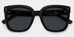 Ebony Square Black Glasses