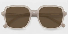 Kenneth Khaki Square Glasses