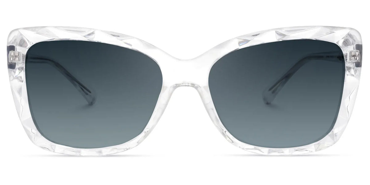 Edna Cateye Clear Sunglasses