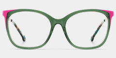 Nico Square Green Pink Glasses