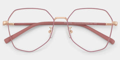 Bivins Geometric Pink Glasses