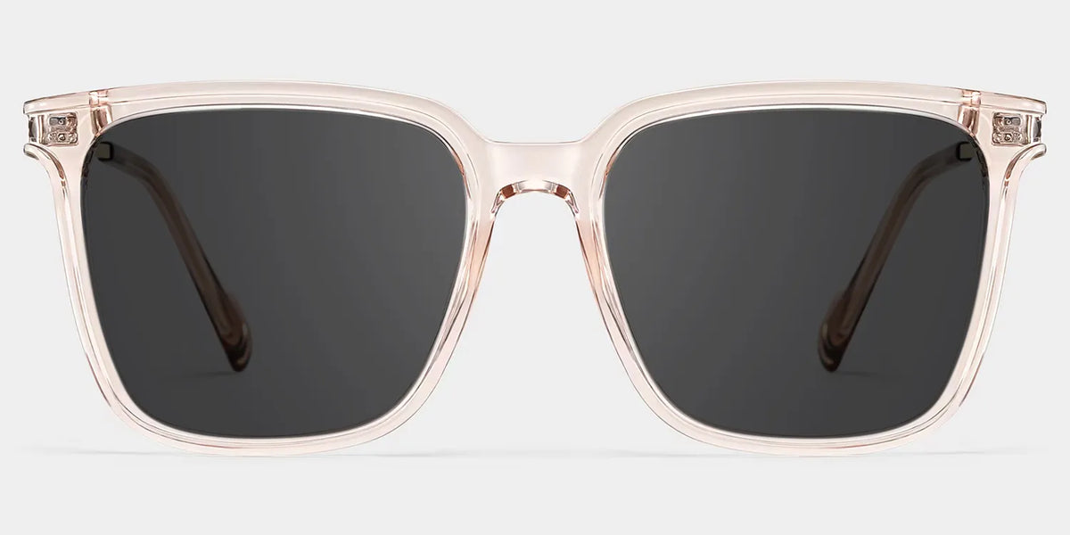 Zeyna Square Beige Glasses