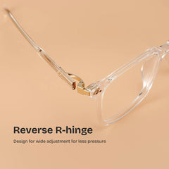 Zoe Square Clear Glasses