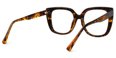 Brenda Square Mauve Glasses