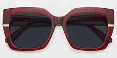 Mavis Square Red Glasses