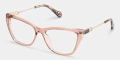 Celeste Beige Cat-eye Glasses